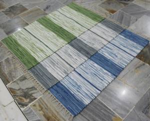 Moda última Europa 100% alfombras de algodón alfombras de trapo tejidas Chindi Dhurries para la vida en el hogar - Product Image 2