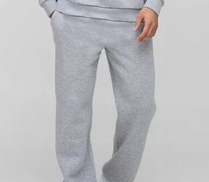 Conjunto de chándal de gran tamaño personalizable para hombre Sudadera con capucha de algodón 100% y pantalones de Jogger a la venta en chándal de color sólido para hombre - Product Image 5