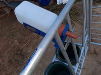 Enclos individuel pour veaux en acier modulaire de haute qualité, 6 pieds, écologique, revêtement en poudre, pour usage agricole