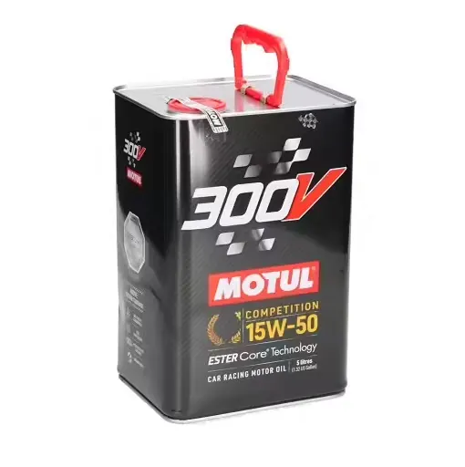 Huile moteur MOTUL 300V compétition 15w50-synthétique-5 Litres Huile moteur