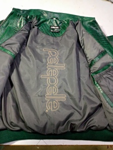 Áo khoác da cừu xanh thêu logo cổ điển nổi tiếng, dành cho cả nam và nữ, kiểu dáng Eye on <span class=keywords><strong>the</strong></span> Prize - Product Image 4