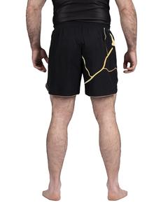 กางเกงศิลปะการต่อสู้แบบผสมพิมพ์ลายดิจิทัลแบบหดสำหรับผู้ใหญ่กางเกงขาสั้น MMA แบบสั่งทำตามสั่งสไตล์ใหม่ - Product Image 3