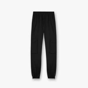 กางเกงคาร์โก้ผู้ชายสีดำเจ็ทสีดำดีไซน์ทันสมัยและใช้งานได้หลากหลายมีกระเป๋าอเนกประสงค์สำหรับการใช้งาน - Product Image 1