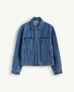 Veste en jean décontractée pour homme, manches longues, fermeture à bouton unique, col rabattu, coupe régulière, respirante, écologique, anti-UV - Product Image 2