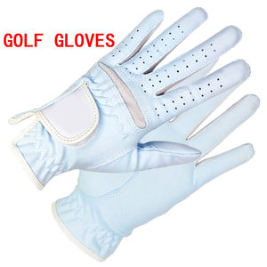 Guante de Golf de Piel de Oveja Cabretta Premium para Mano Izquierda, Suave y Transpirable, con Gránulos Antideslizantes, Logotipo Personalizable, Impresión OEM - Product Image 1