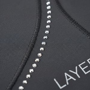 Pantalon de survêtement personnalisé pour homme en toile velours mi-lourde, respirant, écologique, avec strass thermocollés et lignes de cristal, effet vieilli, style tactique - Product Image 4