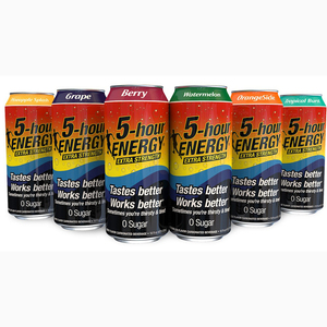 5 horas ENERGY Shot Extra Strength Blue Raspberry 1,93 onzas (paquete de 24) - Product Image 4