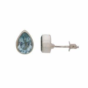Wholesale 925 <b>Sterling</b> <b>Silver</b> Cute <b>Studs</b> Sky Blue Topaz Welcome Latest Design Best Supplier Bulk Pricing Private Label Welcome - Product Image 1