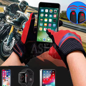 ถุงมือแข่งรถมอเตอร์ครอสแบบเต็มนิ้วสำหรับทุกเพศทำจากหนังกันลมสำหรับขี่จักรยานขายออนไลน์ตามสั่ง - Product Image 3