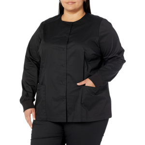 Blouson Bomber Unisexe de Haute Qualité à Manches Longues et Boutons, Couleur Unie, Logo Personnalisé, Extensible, en Polyester/Coton, pour Usage Hospitalier ou de Laboratoire - Product Image 4