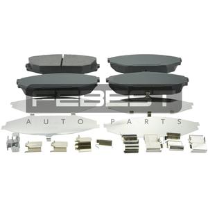 Set di pastiglie freno anteriori FEBEST (0301-YD1F) - Product Image 1
