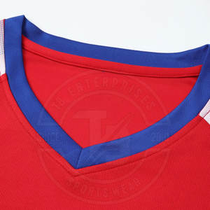 Maillot de football américain le plus vendu 100% polyester personnalisé nom de l'équipe à manches courtes conception respirante de haute qualité grande taille - Product Image 3