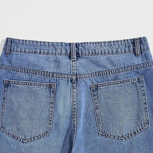 Pantalones Cortos de Mezclilla Azules OEM para Hombre, Fabricante de Pakistán, Estilo Clásico de Verano, Perfectos para el Gimnasio, Uso Diario y Estilo Casual - Product Image 3