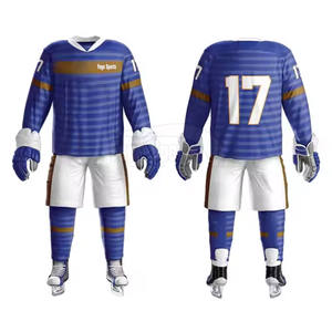 Uniforme de hockey sobre hielo de talla grande para adultos Diseño más popular con su propio logotipo - Product Image 1