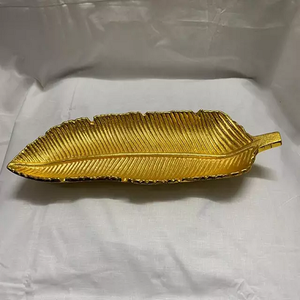 Plateau génial pour la maison hôtel Restaurant ustensiles de cuisine feuilles d'aluminium doré plateaux de service café thé plateaux de service fournitures d'hôtel - Product Image 3