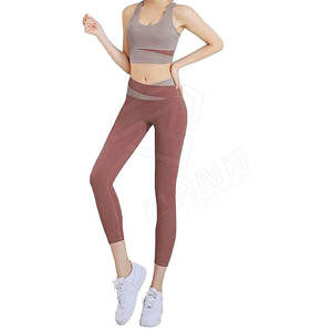 <b>Seamless</b> Women Yoga <b>Set</b> Women Sports Clothing <b>Top</b> <b>and</b> High Waisted Workout <b>Leggings</b> Yoga <b>Set</b> - Product Image 6