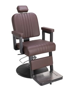 Hydraulic Barber <b>Chair</b> Faux Leather <b>Adjustable</b> <b>Height</b> Base Industrial Design Salon Furniture Commercial Use Barber Shop 1 Year - Product Image 4