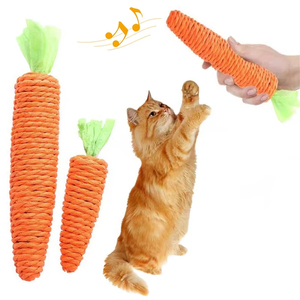 Vente en gros de jouets interactifs et sains pour animaux domestiques Jouet de lapin tressé amusant pour le nettoyage des dents de chien et de chat Jouet à mâcher sûr - Product Image 1