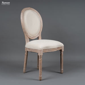 Chaise de réception de mariage Louis XVI en bois massif d'époque occasionnelle pour <span class=keywords><strong>appartement</strong></span> salon - Product Image 5