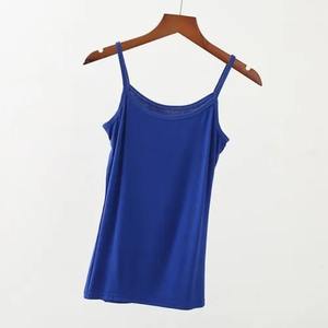 2025 verano Mujer camiseta sin mangas básica algodón Mujer Casual Color sólido blanco rosa azul sin mangas blusa de gran tamaño Tops - Product Image 2