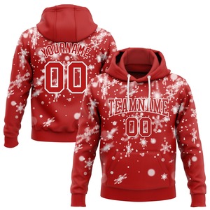 Direct Industry Wholesale 3D Embroidered Custom Stitched <b>Navy</b> White Christmas Snowflakes 3D Sports Pullover Sweatshirt Hoodie - Product Image 2