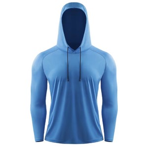 Sudadera con Capucha Deportiva de Pesca con Cremallera para Hombre, Personalizada, Manga Larga, 100% Poliéster, Transpirable, Impermeable, Cortavientos, UPF 50, Talla Grande - Product Image 1