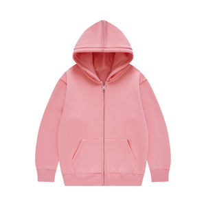 OEM Nouveau Vente en Gros d'Usine 2025 Logo Personnalisé Design Automne 350GSM Sweats à Capuche Zippés en Coton Lourd Sweats à Capuche Surdimensionnés - Product Image 6