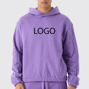 Sweat-shirt unisexe en coton personnalisé, lourd, broderie, sweat-shirt ample, vintage, streetwear, sweat-shirt délavé à l'acide pour homme - Product Image 4