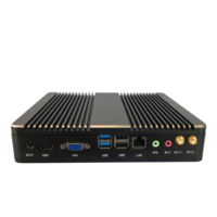 ELSKY Odm/Oem J4125/j4105 Mini PC industriel sans ventilateur, double LAN, 6*com, X86 Linux, DDR4 32 Go, client léger portable, PC embarqué