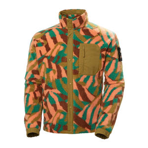 Customized Wholesale <b>Men</b> <b>Fleece</b> <b>Jacket</b> Winter Warm Thermal Outdoor Polar <b>Sherpa</b> Full Zip Softshell OEM Custom Logo - Product Image 1