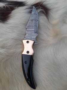 Damascus Phantom Folding Knife For Hunting Use - Product Image 5