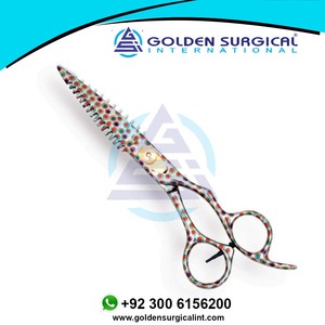 กรรไกรตัดผมมืออาชีพ รุ่นใหม่ สำหรับตัดผม ปลายคมเหมือนมีดโกน เคลือบกระดาษ ขายดี - Product Image 5