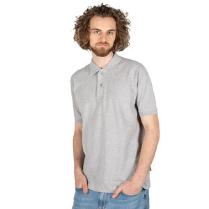 Polo de Jersey con Logotipo Estampado Rojo Intenso, Polo para Hombre con Patrón de Logotipo Completo - Product Image 4