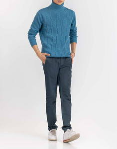 Sudadera de Hombre Ajustada de Diseño Personalizado, Nueva, Elegante, de Manga Larga, Transpirable, de Algodón, Tejida a Mano con Servicio OEM - Product Image 3