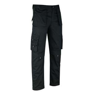 Pantalones de Seguridad Reflectantes de Dos Tonos, Ligeros, Rectos, de Fibra de Bambú y Algodón Personalizados, Ropa de Trabajo Informal para Hombre para Construcción OEM - Product Image 1