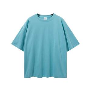 Camisetas de algodón peinado de 200 GSM con etiquetas tejidas personalizadas, bordado, impresión y fabricación al por mayor en fábrica. - Product Image 3