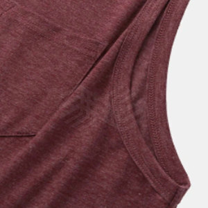 Camiseta sin Mangas Casual para Hombre, de Alta Calidad, Algodón/Poliéster, Transpirable, de Secado Rápido, para Gimnasio, Ejercicio, Fitness, Venta Directa de Fábrica - Product Image 6