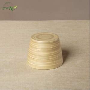 Jardinière en bambou tressé artisanal - Forme organique, élégance contemporaine, utilisation en extérieur/intérieur, légère et durable, écologique - Product Image 3