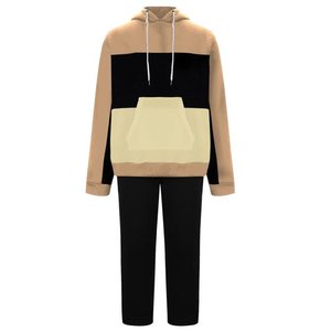 \ Conjunto de chándal para hombre, Sudadera con capucha informal, deportes atléticos, jersey de manga larga, pantalones para correr, trajes de 2 piezas, chándal - Product Image 4