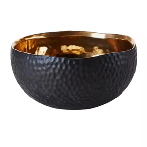 Hot Selling Hammered <b>Dessert</b> <b>Bowl</b> Silver Color Classic Design Decorative Fine Quality Metal Serving <b>Bowl</b> Tableware - Product Image 6