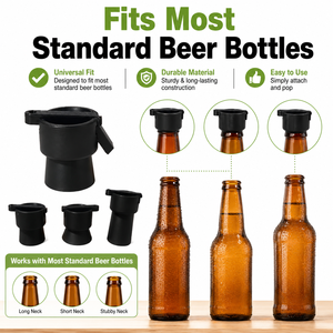Lanceur de bouchons de bouteille viral, ouvre-bouteille à catapulte, en plastique écologique et durable, <span class=keywords><strong>gadget</strong></span> de fête original, jouet fantaisie - Product Image 2