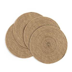 Premium Quality Customized Jute Placemat Hand Woven <b>Display</b> <b>Stand</b> for Hors D'oeuvres <b>Plates</b> Reusable Disposable Top Choice for - Product Image 3