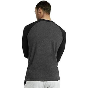 Unisex 3/4 Sleeve <b>Baseball</b> <b>Tee</b> Tri-Blend 50% Polyester, 25% Cotton, 25% Rayon Contrast Raglan Sleeves <b>Baseball</b> Raglan T-Shirt - Product Image 4