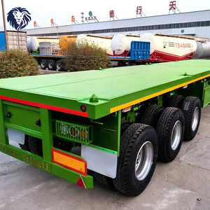Semi-remorque à plateau bas en acier pour charges lourdes (>30000 kg) pour le <span class=keywords><strong>transport</strong></span> d'excavatrices et d'équipements <span class=keywords><strong>de</strong></span> construction - Product Image 2