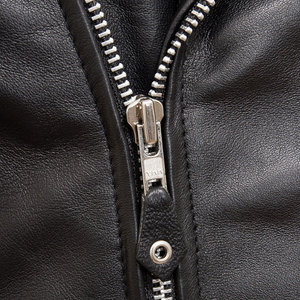 แจ็กเก็ตหนังสีดำของผู้ชายเสื้อกันลมกันน้ำสไตล์สตรีทสำหรับฤดูหนาวสีและขนาดตามสั่ง - Product Image 5