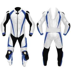 Combinaison de moto en cuir de qualité supérieure avec protection blindée pour homme Équipement de conduite sûr - Product Image 2