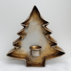 Cesta de árbol de Navidad con abalorio de copo de nieve con color y forma personalizados, construcción de Metal duradera para una decoración festiva acogedora de invierno - Product Image 3