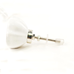 Boutons en céramique américaine pour armoires commodes cuisines chambres à coucher hôtels espaces extérieurs-blanc marocain or rose glaçure poignées - Product Image 2