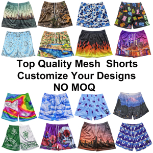 OEM Custom Manufacturer High Quality Unisex Mens Basketball Sublimation Polyester Double <b>Layer</b> 5 Inch Inseam Mesh Shorts - Product Image 6