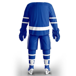 Conjuntos de Uniformes de Hockey sobre Hielo Personalizados para Hombre, Cuello en V, Ropa Deportiva para Práctica al Aire Libre, Uniformes de Hockey sobre Césped, Conjuntos de Camisetas - Product Image 2